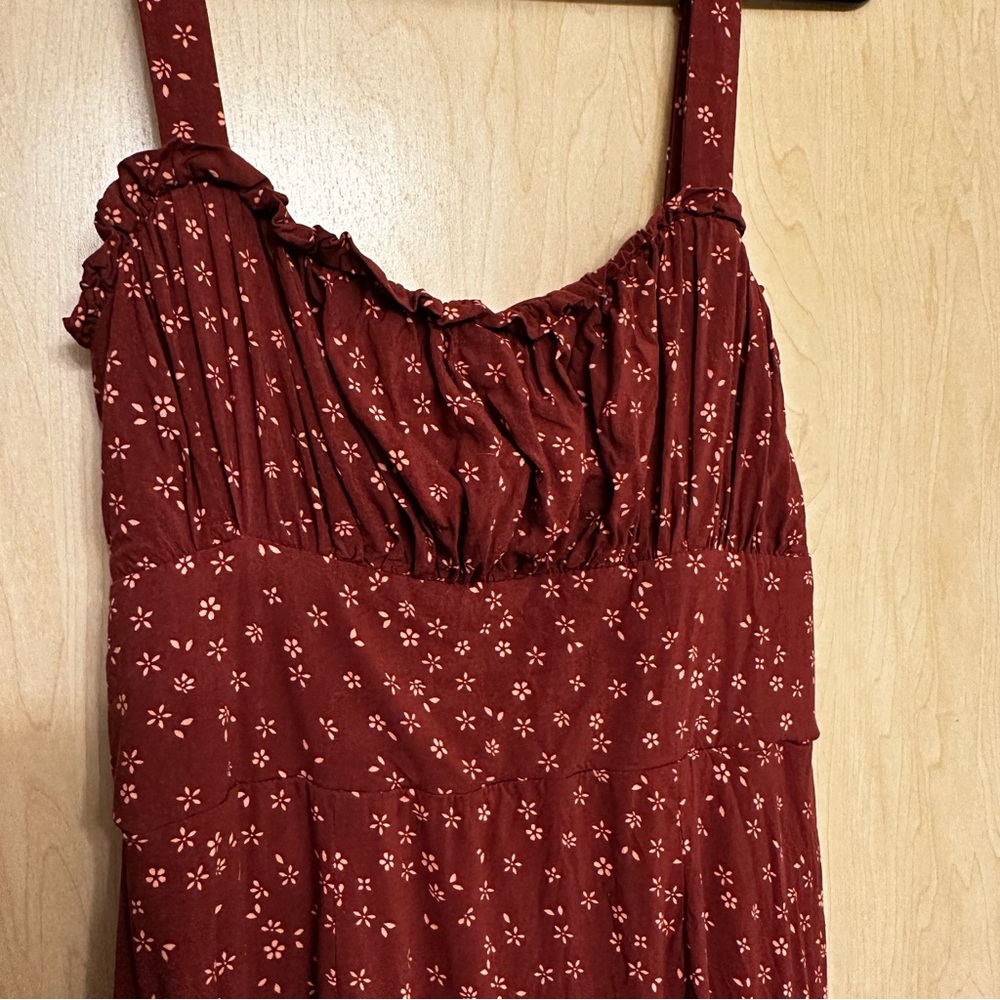 Floral Red Sundress